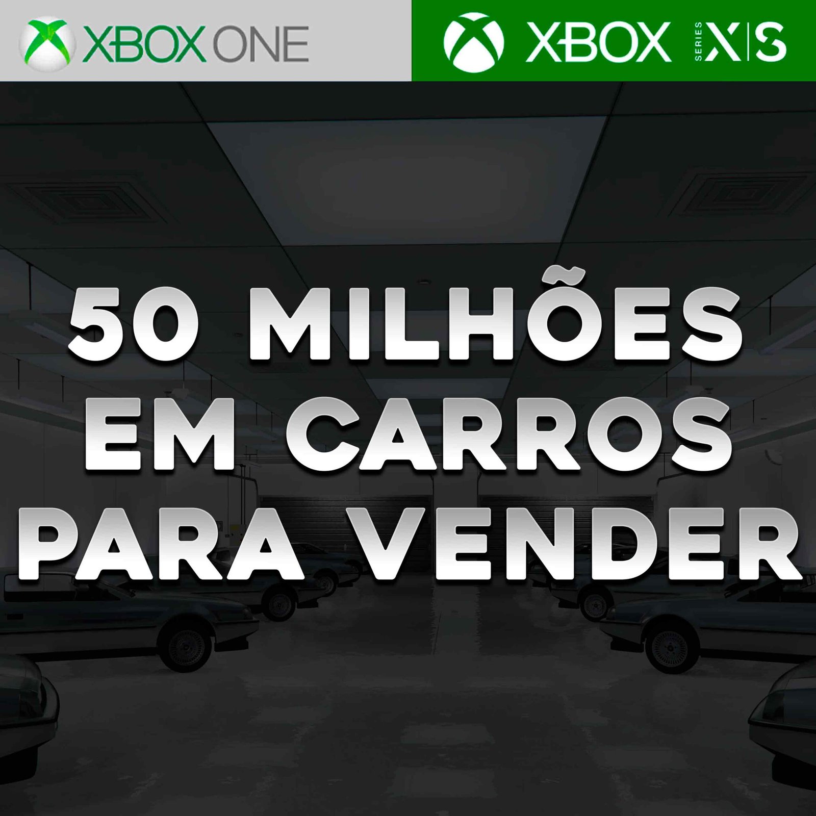 Up de Dinheiro em Carros Versão Xbox - 50 Milhões